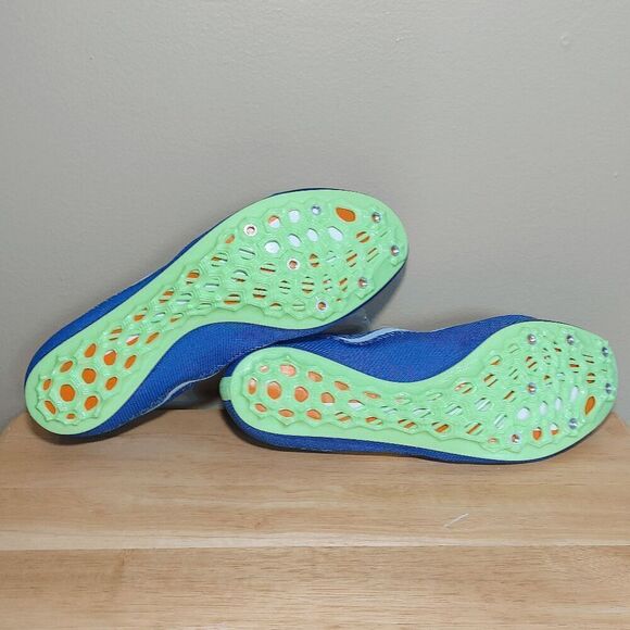 Nike Zoom Ja Fly 4 Track & Field Spikes Blue Green DR2741-400 Men's Size 12 - Picture 6 of 7